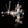 A estação espacial russa MIR regressou à Terra