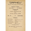 Foi publicado o primeiro número da revista Orpheu
