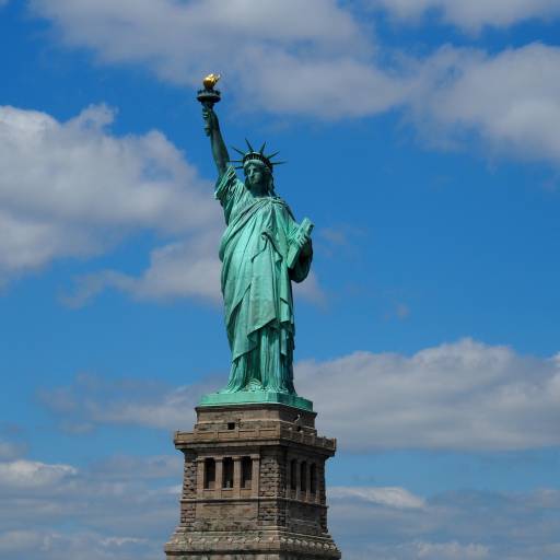 A estátua da Liberdade chegou a Nova Iorque